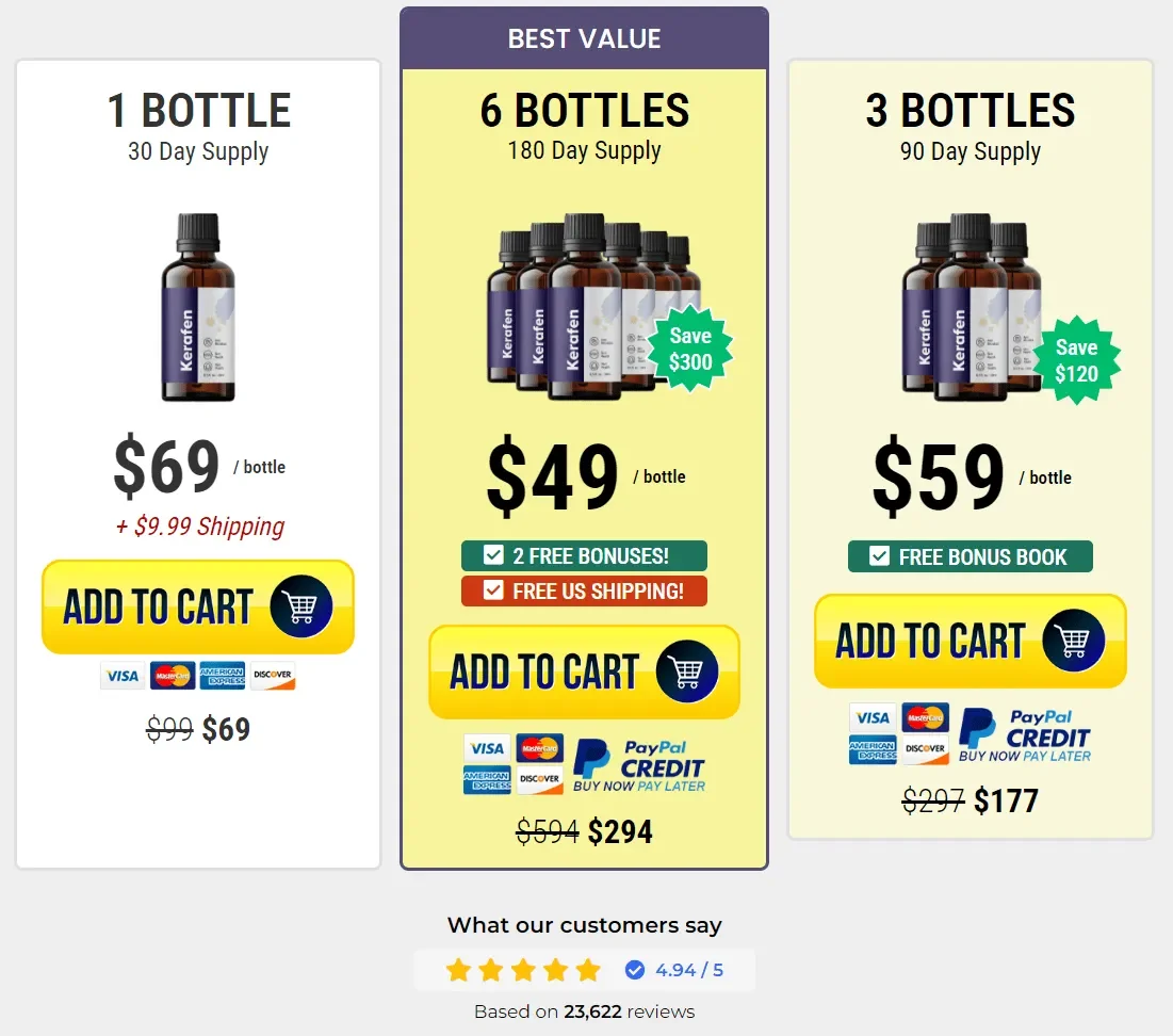 kerafen-pricing-table